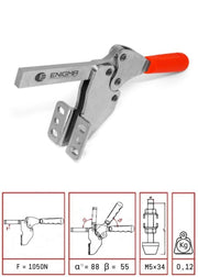 Lamella Front Base Clamp / 1261 AL