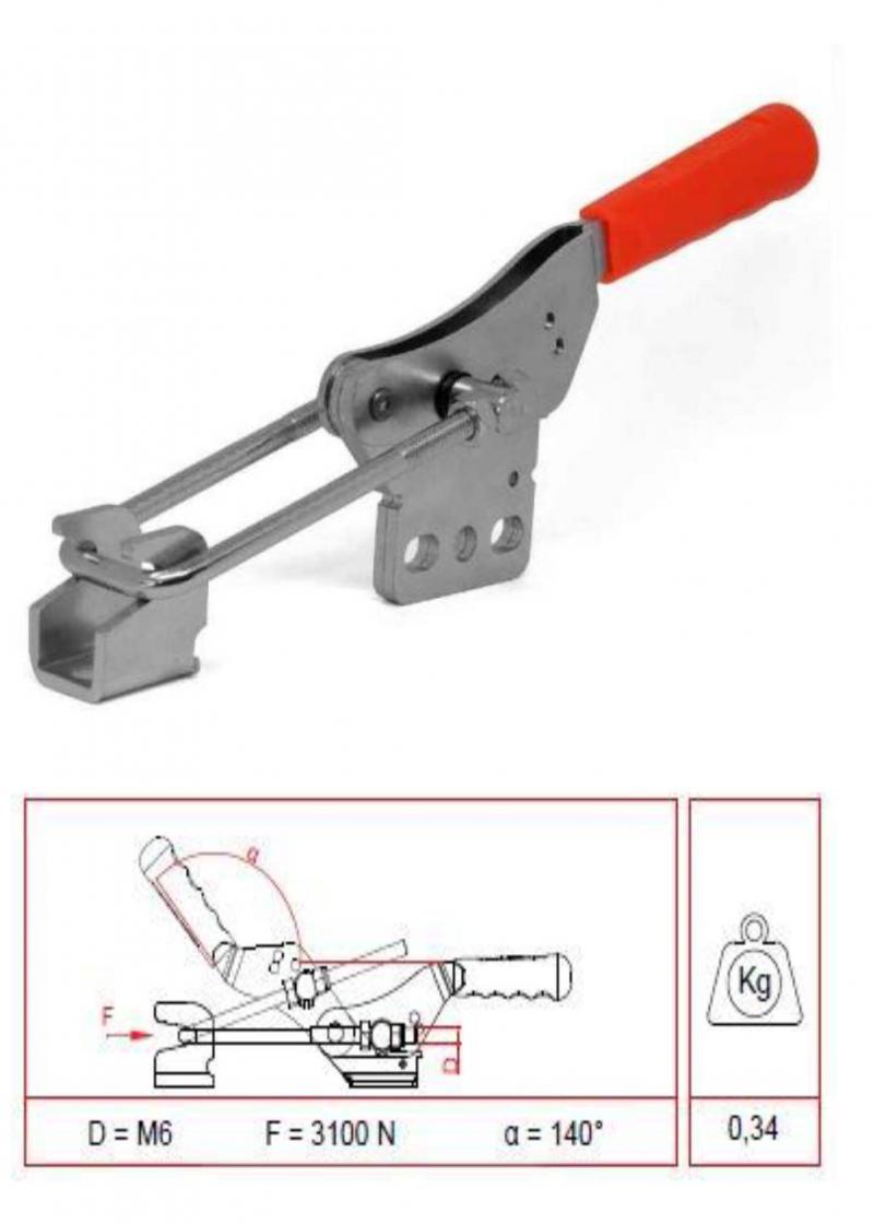 U-förmige Hakenklemme (13906 D)
