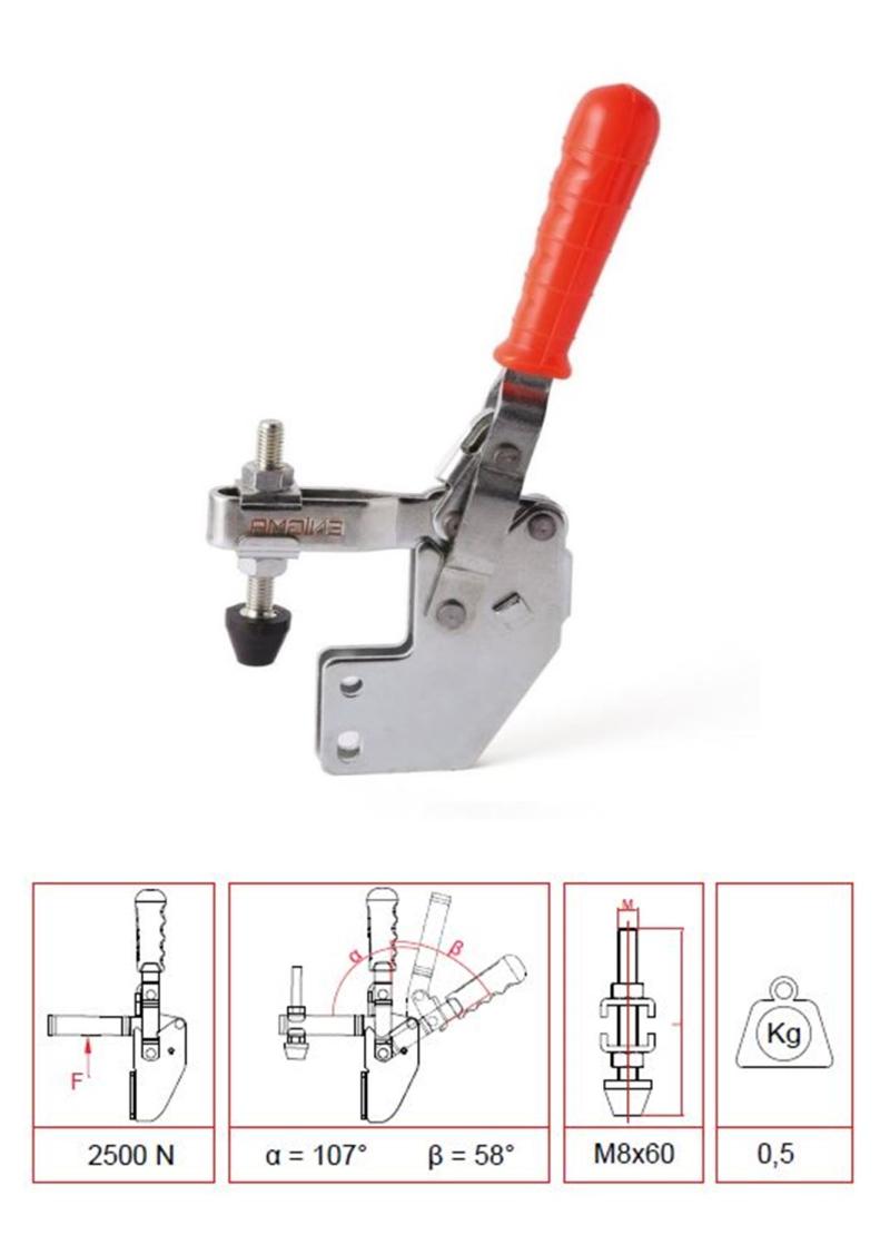 Plattenfußklemme / 1103 P (1207 UFD)